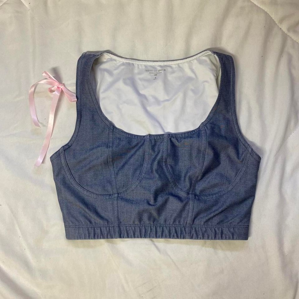 Denim Corset top